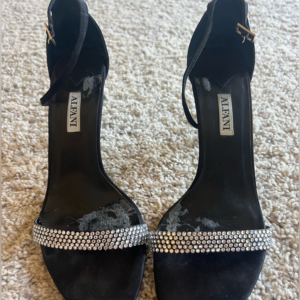 Alfani Black Women's Shoes with Rhinestone Detail